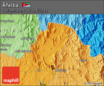 Political Map of Āfelba