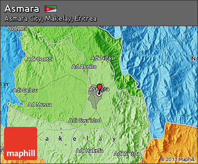 Political Map of Asmara