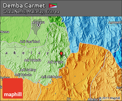 Political Map of Demba Carmet