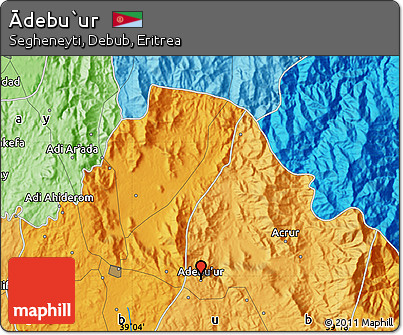 Political Map of Ādebu`ur