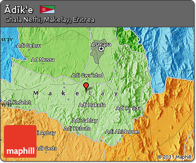Political Map of Ādīk'e