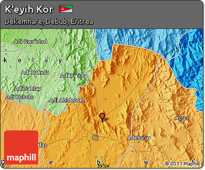 Political Map of K'eyih Kor