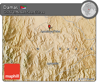 Satellite Map of Damas