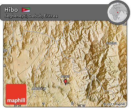 Satellite Map of Hībo