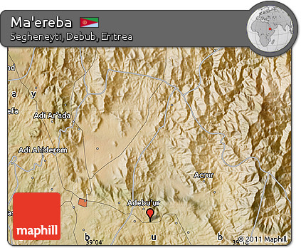 Satellite Map of Ma'ereba