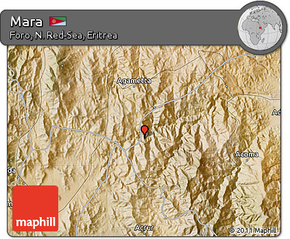 Satellite Map of Mara