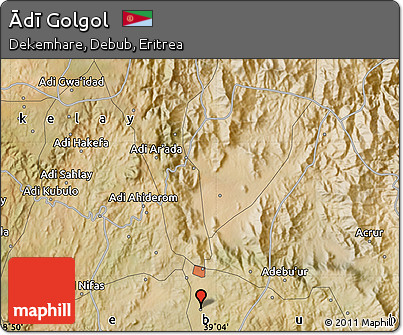 Satellite Map of Ādī Golgol