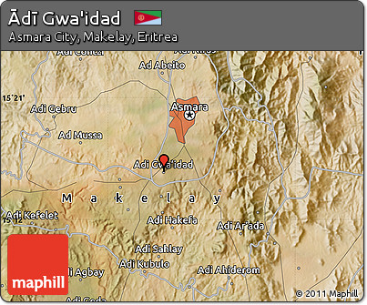 Satellite Map of Ādī Gwa'idad