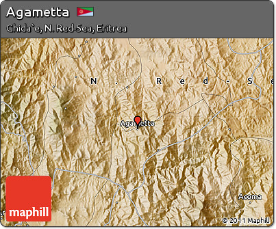 Satellite Map of Agametta