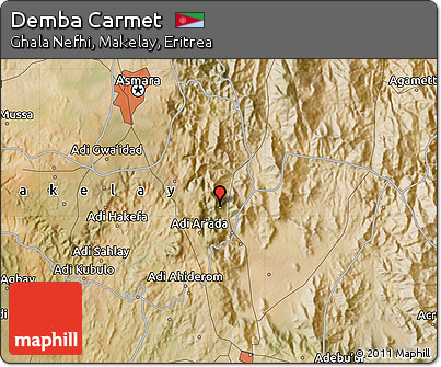 Satellite Map of Demba Carmet