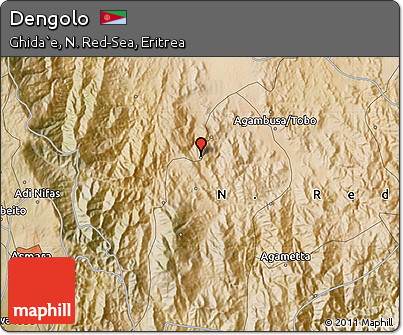 Satellite Map of Dengolo