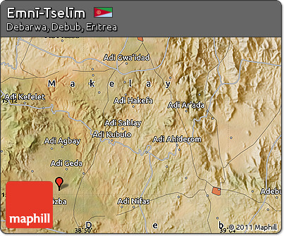 Satellite Map of Emnī-Tselīm