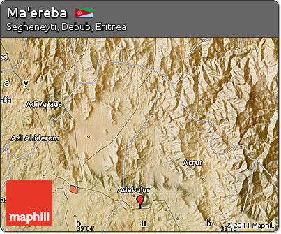 Satellite Map of Ma'ereba