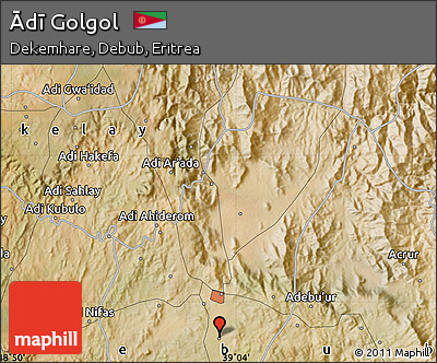 Satellite Map of Ādī Golgol