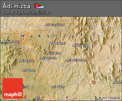 Satellite Map of Ādī Hizba