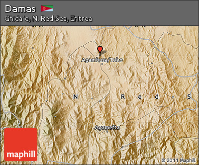 Satellite Map of Damas