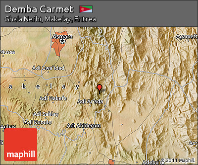 Satellite Map of Demba Carmet
