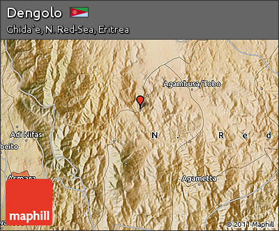 Satellite Map of Dengolo