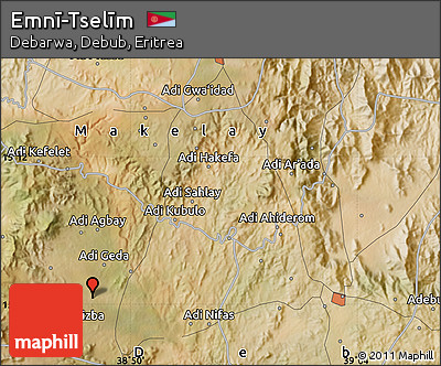 Satellite Map of Emnī-Tselīm