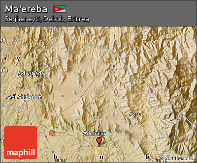 Satellite Map of Ma'ereba