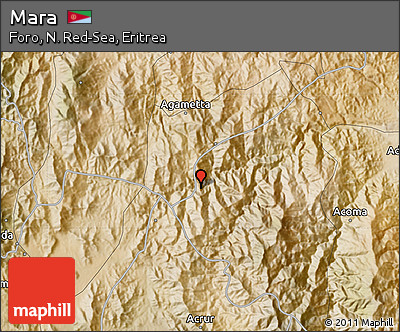 Satellite Map of Mara