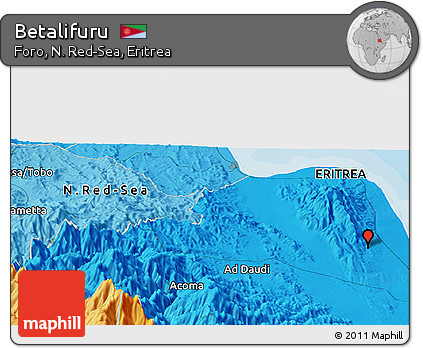Political Panoramic Map of Betalifuru