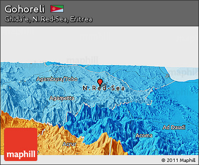 Political Panoramic Map of Gohoreli