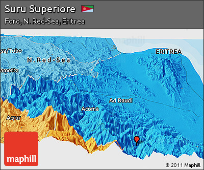 Political Panoramic Map of Suru Superiore