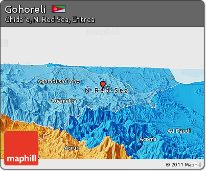 Political Panoramic Map of Gohoreli