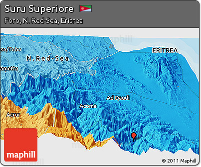Political Panoramic Map of Suru Superiore