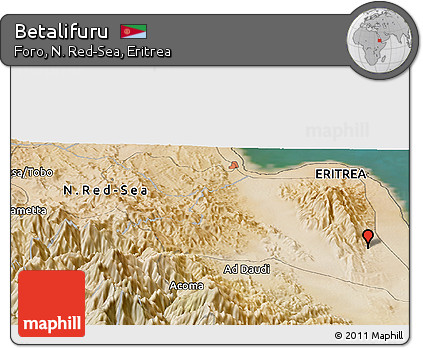 Satellite Panoramic Map of Betalifuru