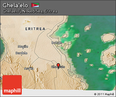 Satellite 3D Map of Ghela'elo