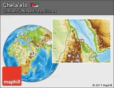 Physical Location Map of Ghela'elo
