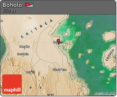 Satellite Map of Boholo