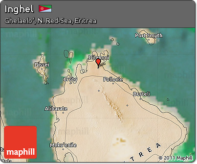 Satellite Map of Inghel