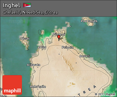 Satellite Map of Inghel