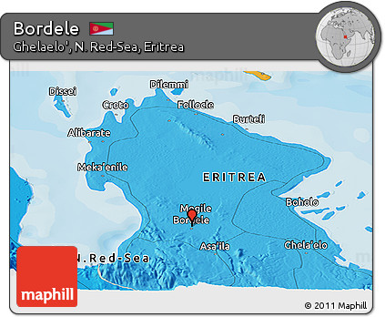 Political Panoramic Map of Bordele