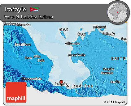 Political Panoramic Map of Irafayle