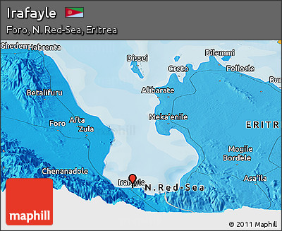 Political Panoramic Map of Irafayle