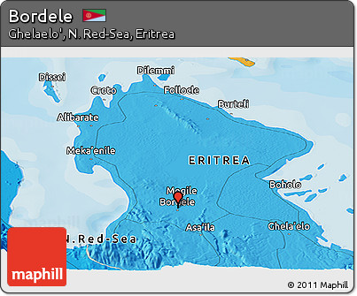 Political Panoramic Map of Bordele