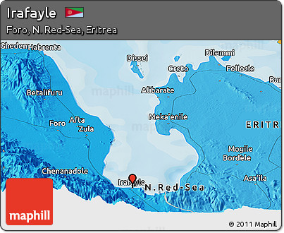 Political Panoramic Map of Irafayle