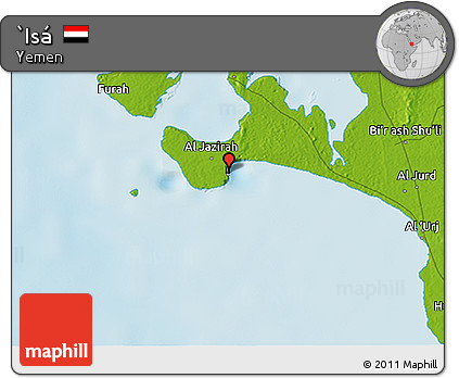 Physical 3D Map of `Isá