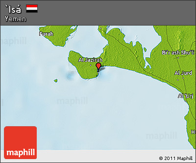 Physical 3D Map of `Isá