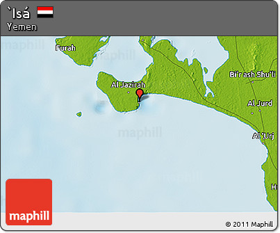 Physical 3D Map of `Isá
