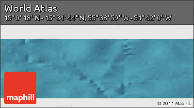 Satellite Panoramic Map of the Area around 15° 17' 31" N, 55° 10' 29" W