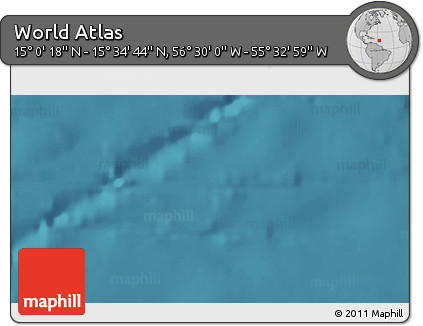 Satellite 3D Map of the Area around 15° 17' 31" N, 56° 1' 29" W