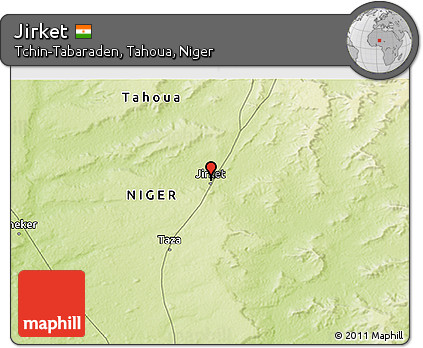 Physical 3D Map of Jirket