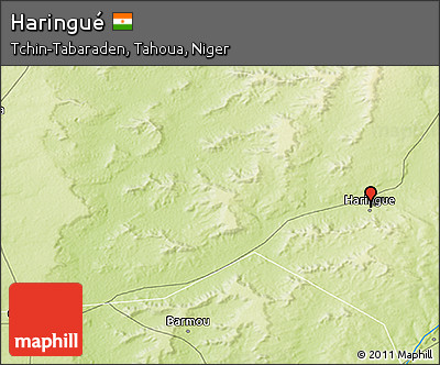 Physical 3D Map of Haringué
