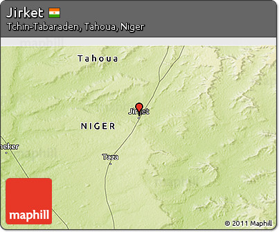 Physical 3D Map of Jirket
