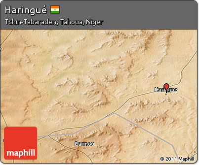 Satellite 3D Map of Haringué